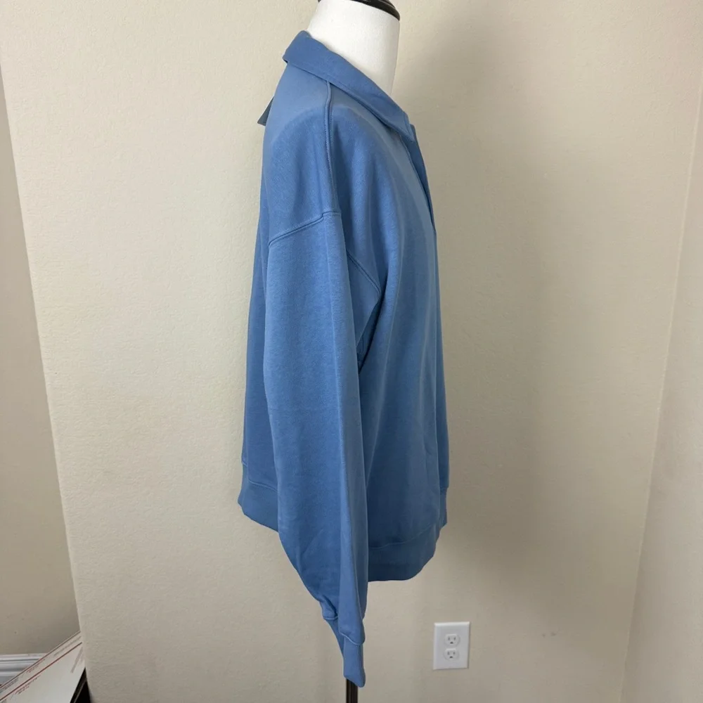 NWT - Fabletics Year Round Terry Polo Sweatshirt | Womens | M - Picture 6 of 12